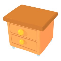 Commode icon. Cartoon illustration of commode vector icon for web