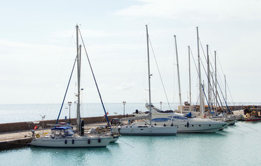Fototapeta premium The marina morning Zakynthos Greece