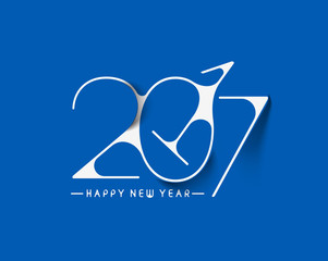 Happy new year 2017 - New Year Holiday Design Elements