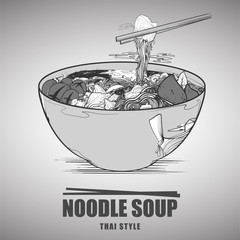 noodle soup thai style
