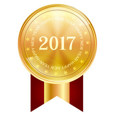 メダル　フレーム　アイコン　新年