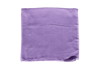 Folded kerchief isolated