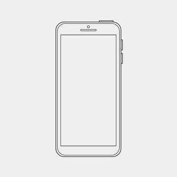 smartphone icon , vector illustration business concept isolated