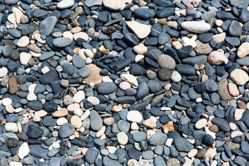 Black pebble background