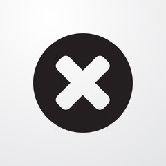 Obraz premium cancel icon illustration