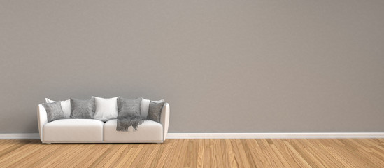 Fototapeta na wymiar Raum mit Couch