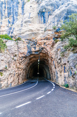 Tunneleinfahrt auf Mallorca