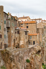 Fototapeta na wymiar Pitigliano charming medieval town