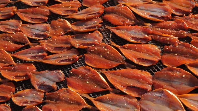CU PAN Fish Drying in Sun / Vietnam