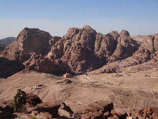 Jordanie, Petra : vue d'ensemble
