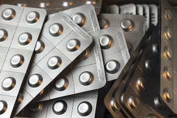 High blood pressure Pills in foil blisters 