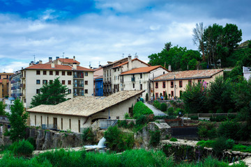 Obraz premium Beautiful landscape with houses