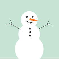 Snowman vector illustration