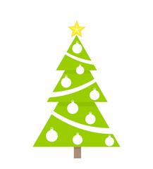 Decorated Christmas tree