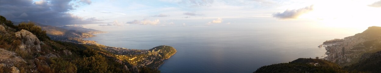 Vue Panoramique Extra Large de la mer méditerranée