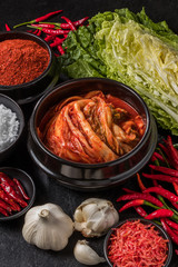 一般的なキムチDelicious general kimchi - obrazy, fototapety, plakaty