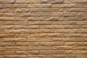 Obraz premium Brown bricks wall pattern.