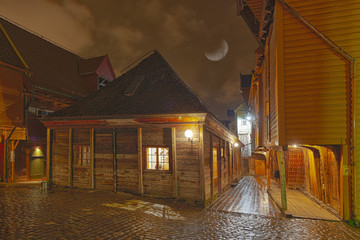 Historisches Viertel in Bergen