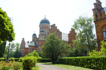 Fototapeta na wymiar Chernivtsi national university religious seminary