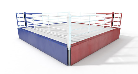 Boxing Ring Modern Isolated