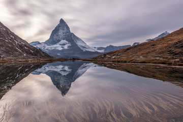 Matterhorn am Riffelsee - Quer