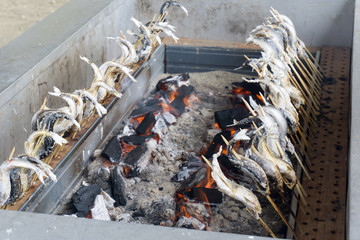 鮎の塩焼き