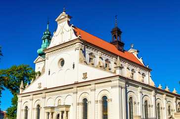 Fototapeta na wymiar Cathedral of Resurrection and St. Thomas the Apostle in Zamosc - Poland