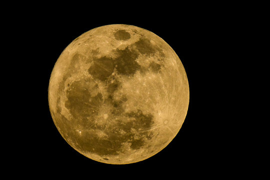 Super Moon from Phatthalung province, Thailand.  14-11-2016  18:20pm