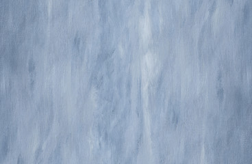 Abstract  light blue oil painting on canvas background
