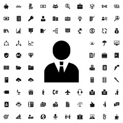 businessman icon illustration