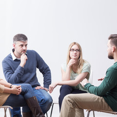 Talking in group