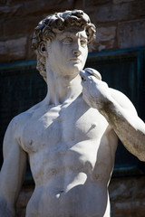 Copy of Michelangelo's David in Florence
