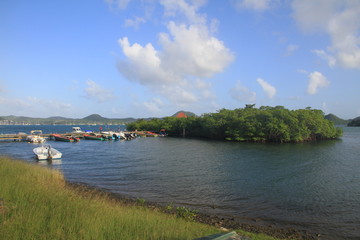 Fototapeta na wymiar Fisherman boats - Martinique - FWI - Carribean