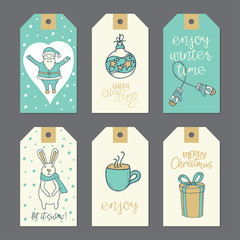 Christmas stickers for decoration