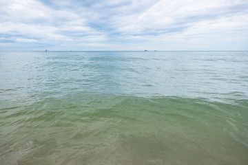 Beach Cha-am, Petchaburi, Thailand.