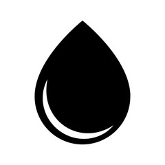 Vector of  Drop icon on gray background.