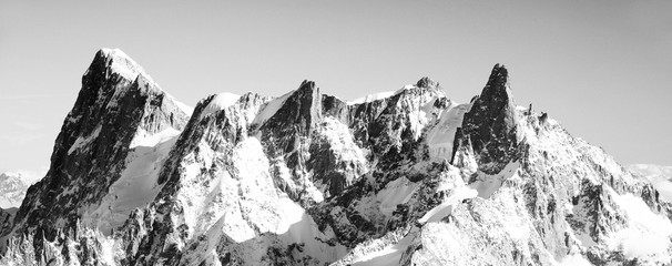 Alpine landscape in Haute Savoie, France