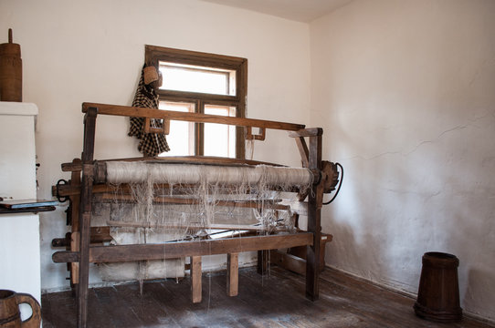 Vintage interior room in the national Museum of rural life in the Ukraine