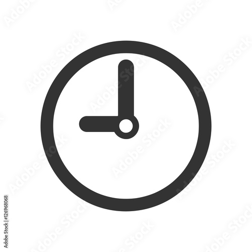 "Vector of Clock icon gray and white background." Stockfotos und lizenzfreie Vektoren auf
