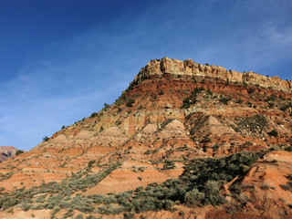Fototapeta na wymiar Majestic American plateau rock formation