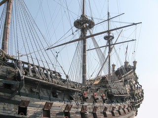 galleon, 15th century ship, faithful reconstruction   © angelo.gi