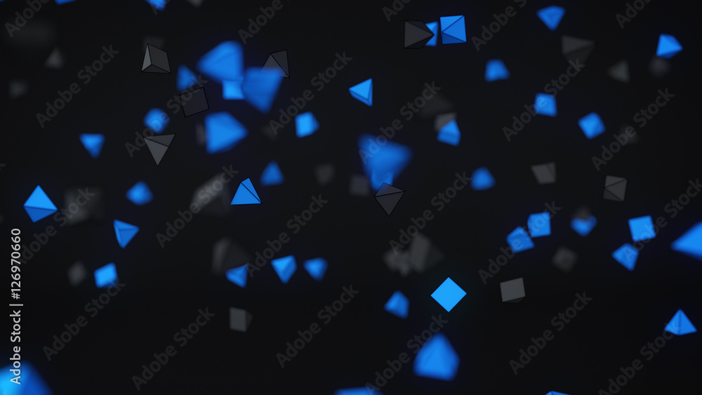 Poster futuristic network shape. computer generated abstract background