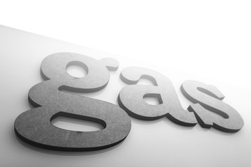 Theme of petroleum, oil refinery industry and business. The word 