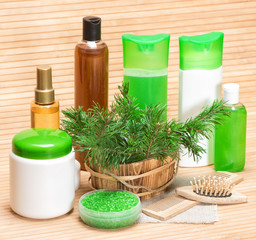Natural hair care cosmetic products and accessories