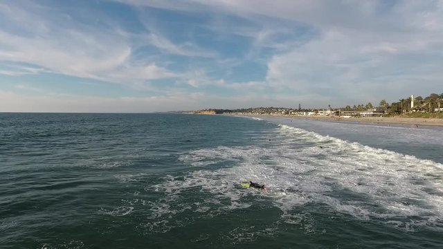 Del Mar Beach Drone