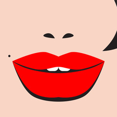 vector sexy lips