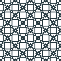 Seamless geometric ornament pattern. Vector background.