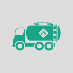 Fuel tank truck icon