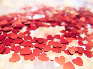 hearts confetti