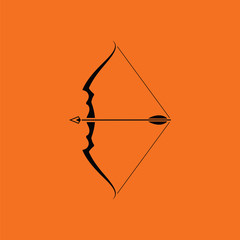 Bow with arrow icon